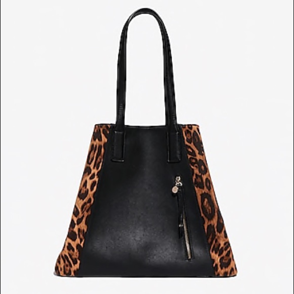 Express Leopard tote